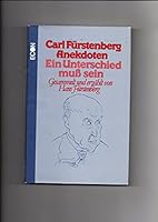 Carl-Fürstenberg-Anekdoten: E. Unterschied muss sein 3430129877 Book Cover