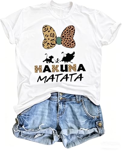 Animal Kingdom Shirt for Women Graphic Animal Tee Cute Vacation