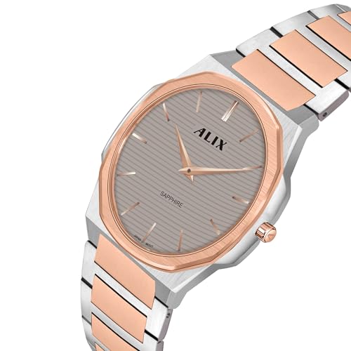 Image of ALIX AL2913 Men's Waterproof Multifunctional Stainless Steel Strap Quartz Analog Watch
