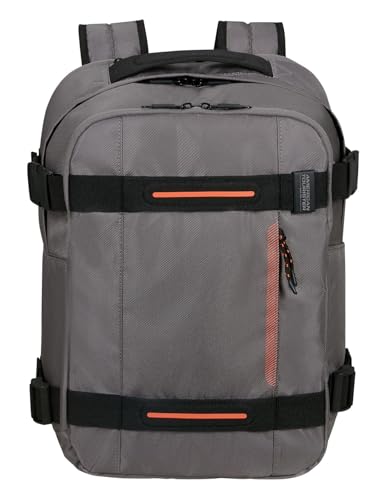 American Tourister Mochila Urban Track para portátil de 15,6 pulgadas, 45 cm, 29 L, 3 große Fächer, Großes Fassungsvermögen, ergonómica, tapizada para portátil, gris (gris oscuro)