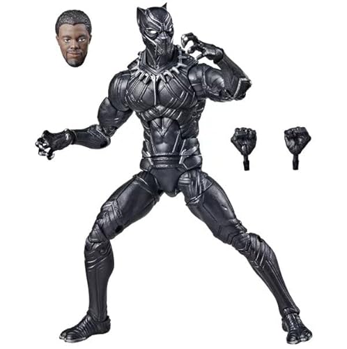Marvel MLLCBPO Legends Series Black Panther (Origin Suit) Legacy Collection 6-Inch Articulated Action Figure thumb #2