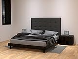 Color: Gris ceniza. Medidas: Para cama de 150 (160 x 120 cms)