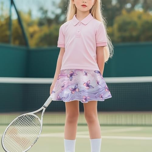 Girls' Skirts & Skorts with Pockets Built-in Shorts3