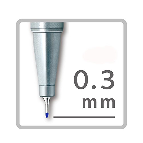 Staedtler Triplus Fineliner 0.3Mm - Pack Of Six (2 Black & 2 Red & 2 Blue) Color: 2 Black & 2 Red & 2 Blue, Model:, Office/School Supply Store #TOP2