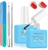 2 Stück Gel Nagellackentferner, Professioneller Gel Nagellack Entfernung, Gelnägel Entferner mit Nagelfeile, 2 Nagelhautschieber, Nagellackentferner Kit- Einfach Und Entfernen, In 3-5 Minuten