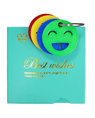 Emotions Keychain for Kids – 4 Color Mood Zones for Emotional Regulation & Self-Regulation | Autism Sensory Tool for Non-Verbal Children & Anxiety/ADHD | Fidget Keychain for Teachers, OTs & Classrooms