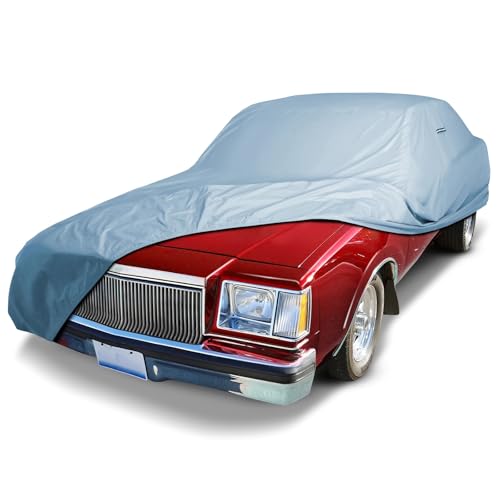 iCarCover Fits [1978-1987 Buick Regal] Premium Custom Car Cover Waterproof All Weather Resistant Outdoor Indoor Sun Snow Storm UV Protection Form-Fit Padded Cover with Straps