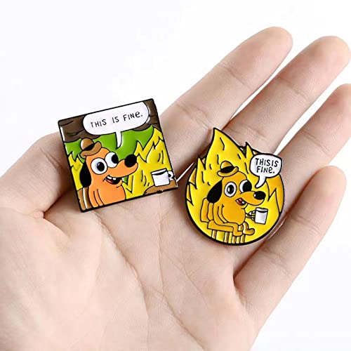 Image of Cute Enamel Pins Cartoon Lapel Pin Brooch Badge for Backpack Jackets Funny Tiger Pins for Gift Anime Enamel Pin for Clothing Hat Decoration