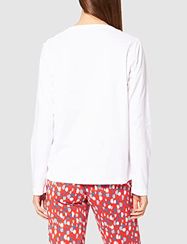 Tommy-Hilfiger-Damen-Set-Ls-Jersey-Pant-Print-Pyjamaset