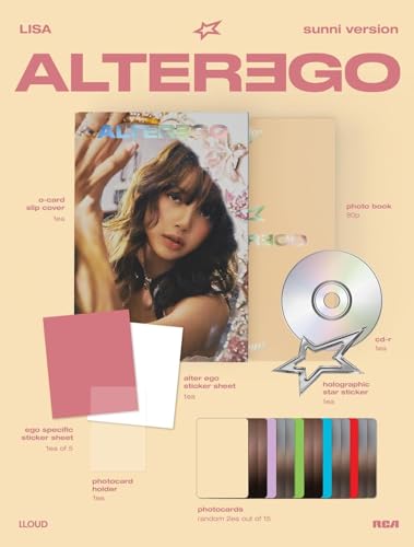 LISA Alter Ego Album Roxi Ver le Cadeau Idéal pour Fan de K-pop