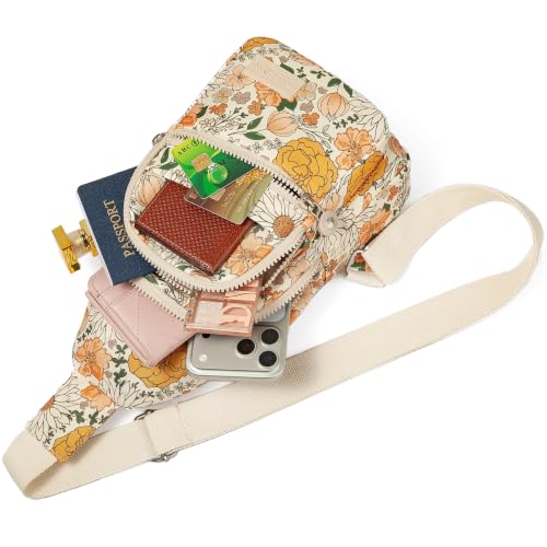Image of Banelu Small Sling Backpack Crossbody Bags for Women Men, Sling Bag Cross Body Bag Fanny Packs Crossbody Purses