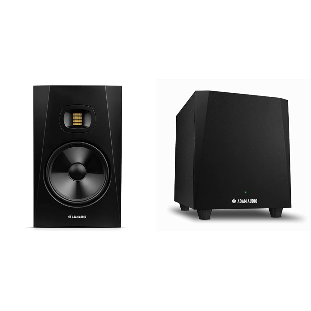 Amazon.com: ADAM Audio T8V Studio Monitor Single, Black and