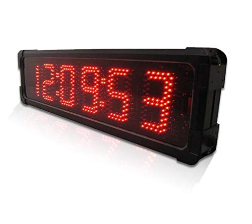 Reloj LED de cronometraje para carreras al aire libre de 8 pulgadas, doble cara, display de cuenta regresiva y cuenta ascendente miniatura 2