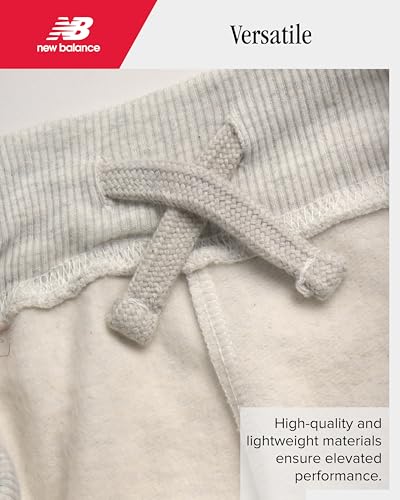 Image of New Balance Girls Sweatpants, Fleece Joggers, Drawstring Waist & Pockets | Cozy Warmth, Ribbed Ankle Cuffs, Stretchy Elastic Comfort for School, Dance, Sports & Everyday Play, Youth Kids