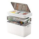 FANDHY 救急箱 薬箱 3段薬収納ボック