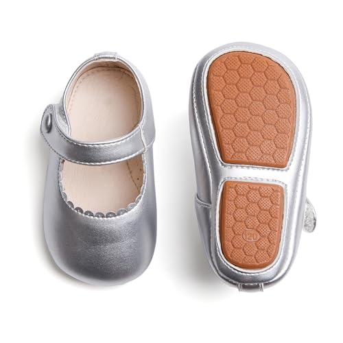 Image of PHIRAMIN Toddler Girl Mary Jane Dress Shoes-Little Girl School Uniform Shoes for Wedding Party