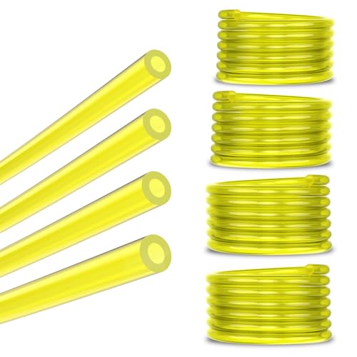 Hipa 4 Size Gas Fuel Line Hose Tubing 4 ft. Each for Small Engine Chainsaw Lawn Mower String Trimmer...
