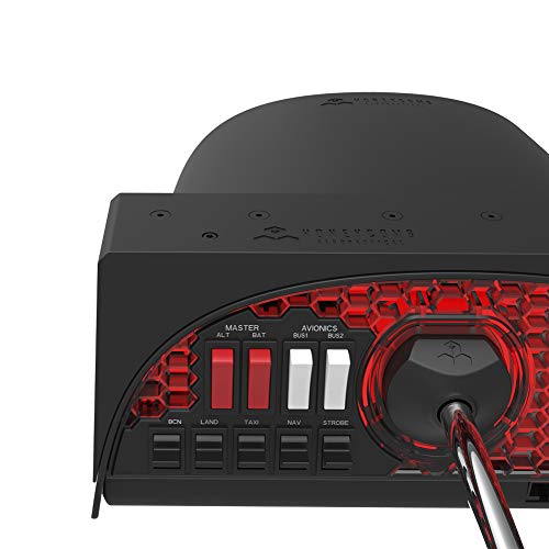 Honeycomb Alpha Flight Controls Yoke and Switch Panel