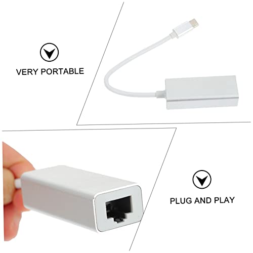 Adaptador Ethernet USB C 2 piezas para laptop y PC de alta velocidad 2