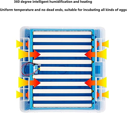 Digitale Automatische Incubators, Hatching Egg Incubator 128 Eieren Incubator Machine met LED Display Poultry Hatcher… - Afbeelding 7