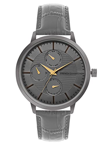French Connection Analog Gray Dial Mens Watch-FCN00041G (B0BTW77R7G) Amazon Price History, Amazon Price Tracker