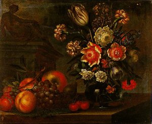 Peinture à l'huile Still Life Ligozzi : Idée cadeau idéale en toile de 12 x 16 pouces