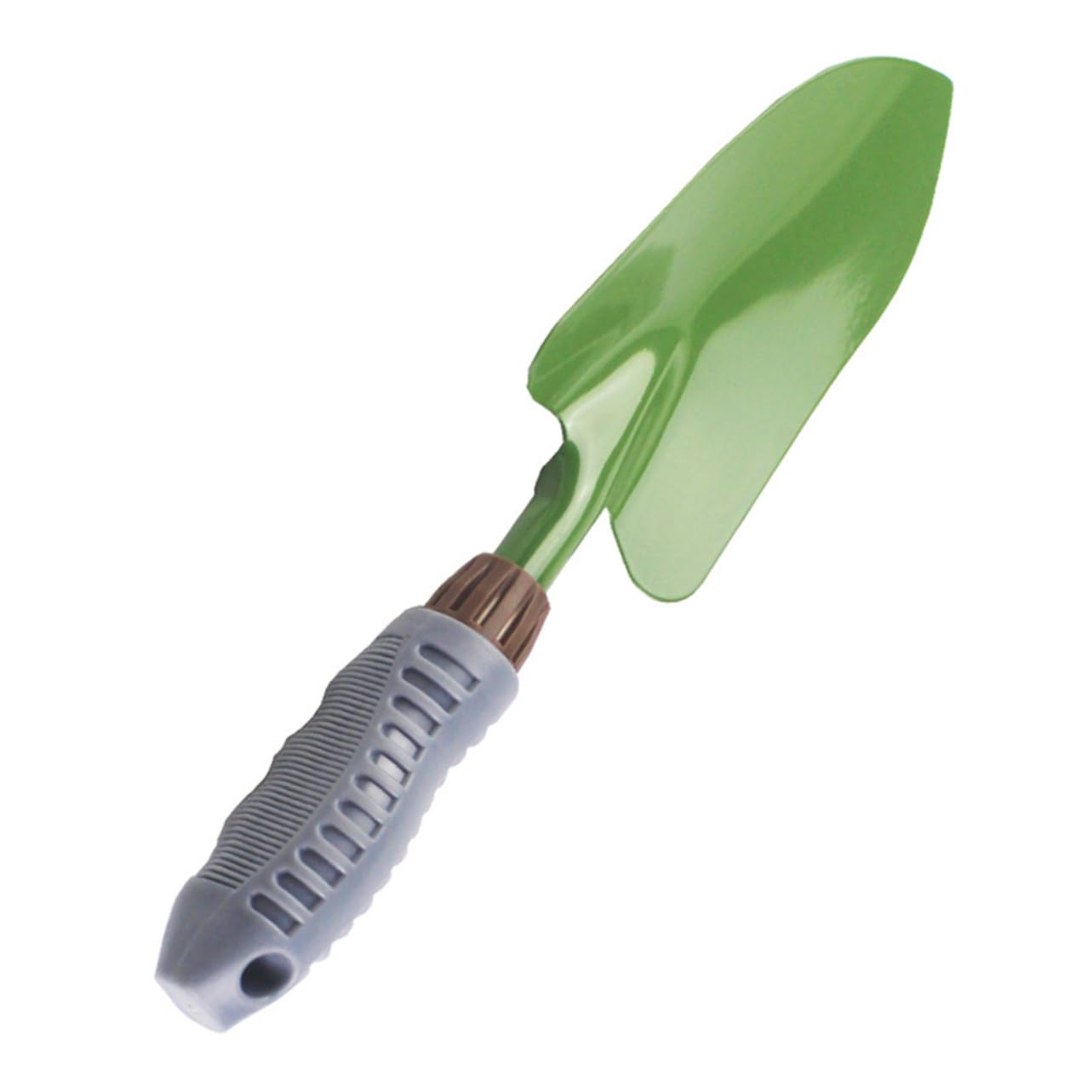 INOOMP Garden Tool Iron Shovel with PVC Skid Handle Hand Tool for Gardening Durable Material for Planting and Digging Easy DIY Hanging Design