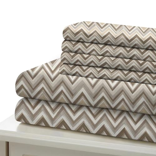 Housse de couette zigzag microfibre super douce respirante - 7