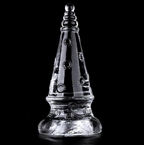 GKLWEJ Plug anale, Plug anale da 20 cm per donne e uomini, DìḷĐò gigante a cono XXL, DìḷĐò anale con ventosa, DìḷĐò anale, Dilatatore anale Butt Plug, Giocattolo anale