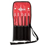 Mayhew Pro 62065 5Piece Pin Punch Set with Extra Long Pin Lengths