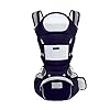 Hainice Babydragers met ergonomische heupstoel, schatvanger voor baby tot peuterdonkerblauw