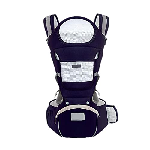 Hainice Babydragers met ergonomische heupstoel, schatvanger voor baby tot peuterdonkerblauw