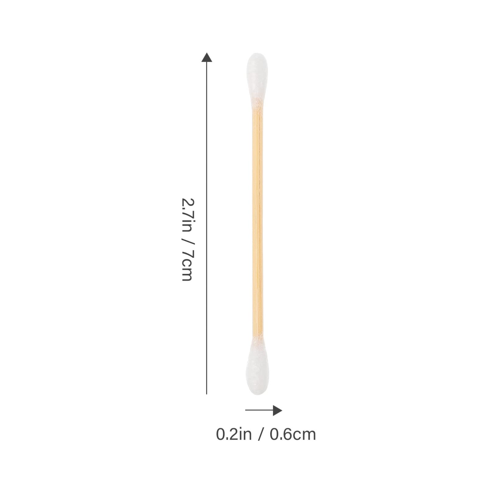 NOLITOY Face Ear Cleaning Swabs 8 Boxes of Disposable Cotton Swabs for Makeup Removal Application