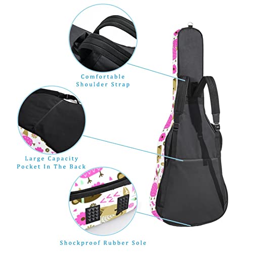 Housse de transport étanche pour guitare avec bandoulière réglable Motif animaux mignons, Multicolore 01., 42.9×16.9×4.7… - Les Beatles, Paul McCartney, John Lennon, RIngo Starr, George Harrison Housse de transport étanche pour guitare avec bandoulière réglable Motif animaux mignons, Multicolore 01., 42.9x16.9x4.7… – Image 4