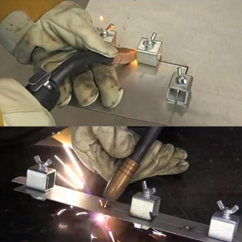 Image of Set of 8 Adjustable Steel Butt Welding Clamps