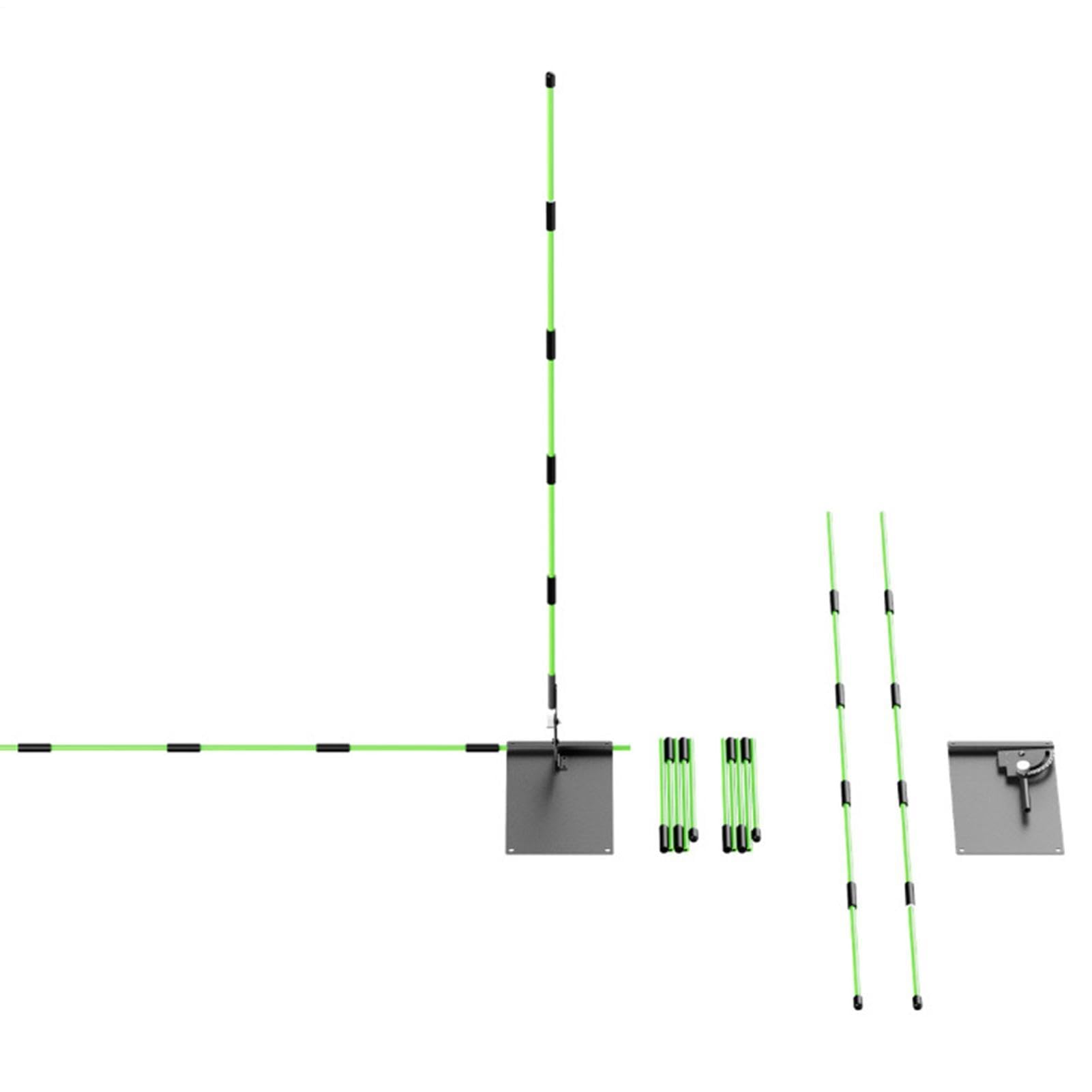 Genérico Varilla De Alineación Equipo Plegable de Corrección y Enseñanza | Set de Soporte Angular de Palos de Alineación Para Aficionados Principiantes Amateurs Familias Amigos Compañeros