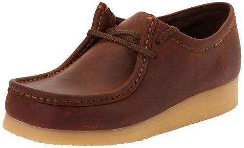 Chaussures à lacets CLARKS Femme Padmora en cuir véritable marron taille 41.5