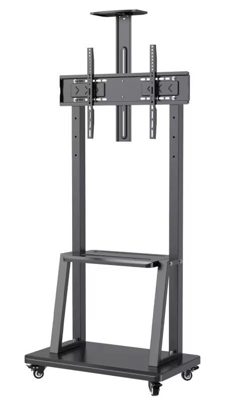 Image of AUDIOVAN TV Stand with Wheels for TV Display Rolling Metal TV Cart Trolley Mobile Movable TV Bracket (AVT-110PR)