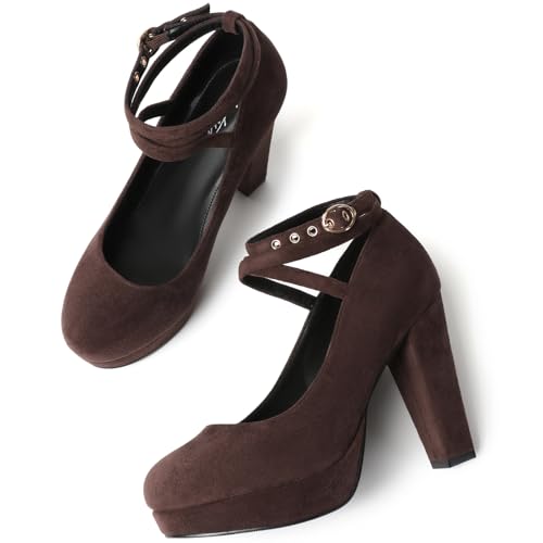 Image of Mostrin Fashion Vintage Womens Small Bowtie Platform Pumps Ladies Sexy High Heeled Shoes