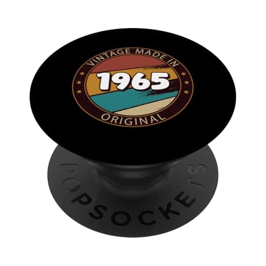 1965 Cumpleaños PopSockets PopGrip Intercambiable
