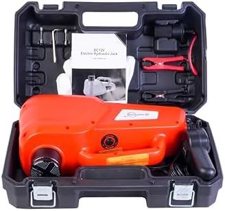 JANVITHA DC 12V Electric Hydraulic Car Jack and LED Light Car Tyre Kit | Weight Capacity 5 Ton | JCJ5TNOIP (Height Upto 17.7 Inches)