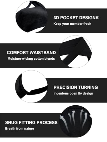 KAREN SPACE Cotton Underwear Jockstraps for Men, Men's Sports Thong3