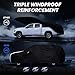 Multi-Layer Car Cover Custom Fit for Nissan Pathfinder(2004-2026), 100% Waterproof All Weather for Automobiles, Gift with Towel, Heavy Duty Car Covers for Rain Sun UV Protection with Door Zipper