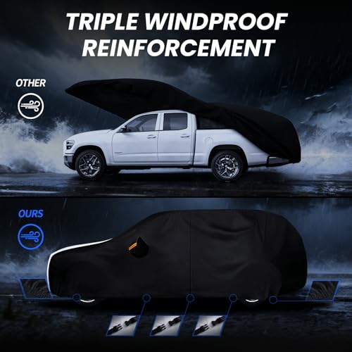 Image of Multi-Layer Car Cover Custom Fit for Lexus NX /NX250 /NX300 /NX350(2014-2026), 100% Waterproof All Weather for Automobiles, Gift with Towel, Heavy Duty Car Covers for Rain Sun UV Protection with Zipper.
