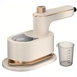 Iron for clothes, Small Steam Clothing Irons Foldable Mini, Portable Clothes Steamer Handheld for Wrinkle Removal, for Travel College Dorm Office Home Garment