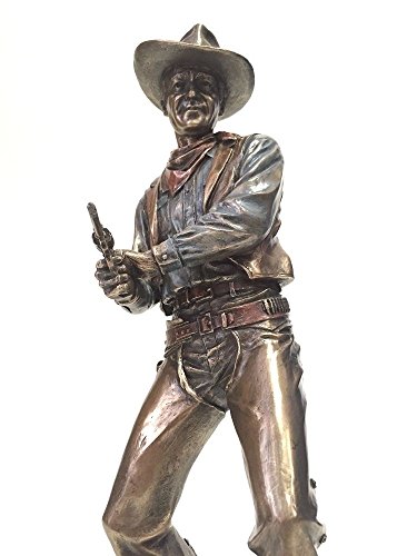 Cowboy Firing Pistol Statue Sculpture #TOP5