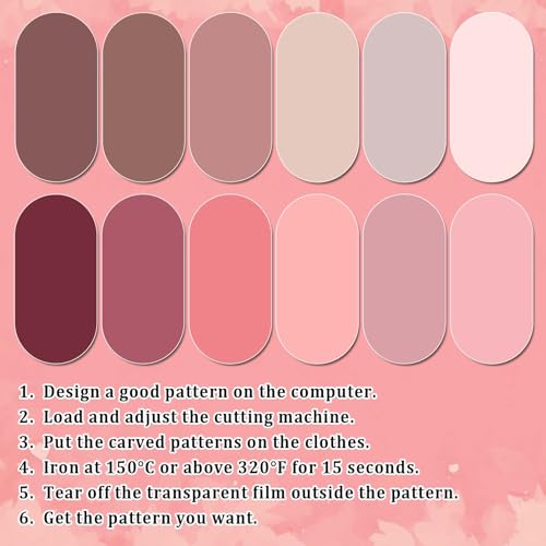 Feuille vinyle textile rose pastel pour réussir vos flex thermocollants facilement