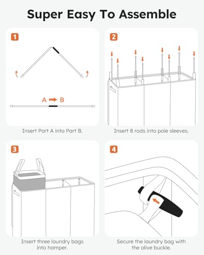 SOLEDI 180L Laundry Hamper thumbnail 6