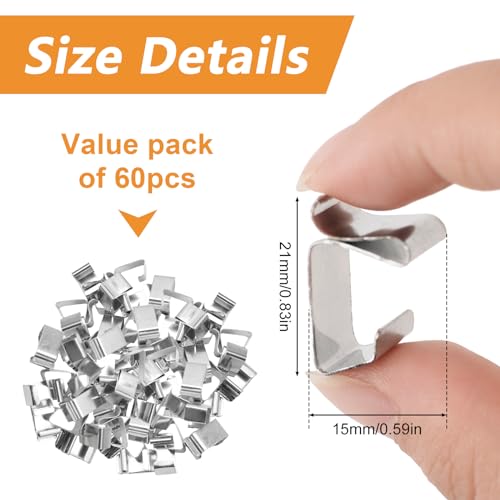 MOROBOR 60 PCS Christmas Lights Gutter Hooks - Image 2
