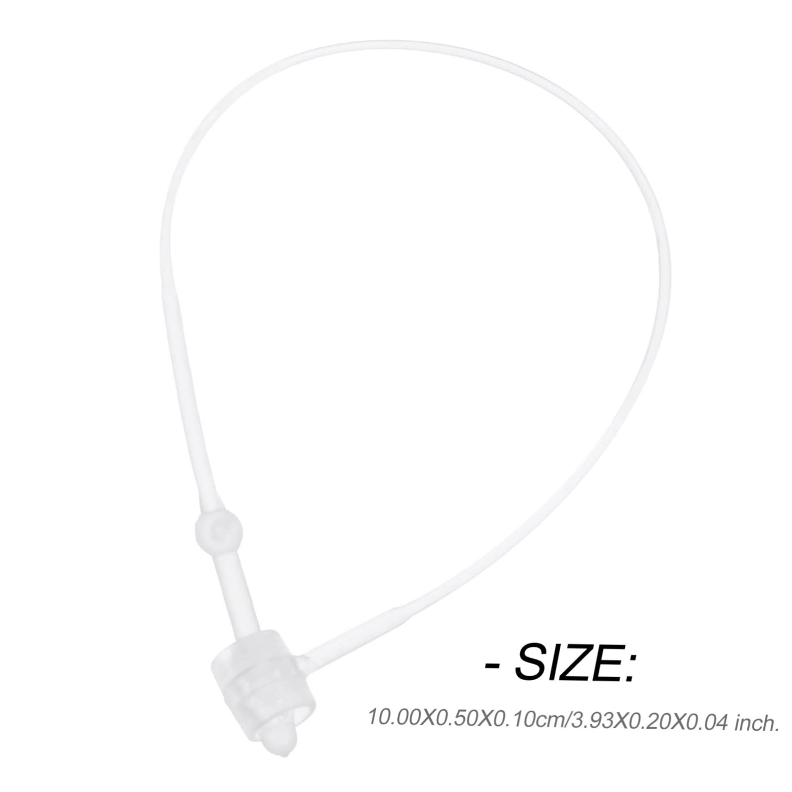 BELLIFFY 5000pcs Plastic Tag Fasteners Self Adhesive Clothing Tags Labels Round Head Female Buckle Needle Security Loop for Retail Store